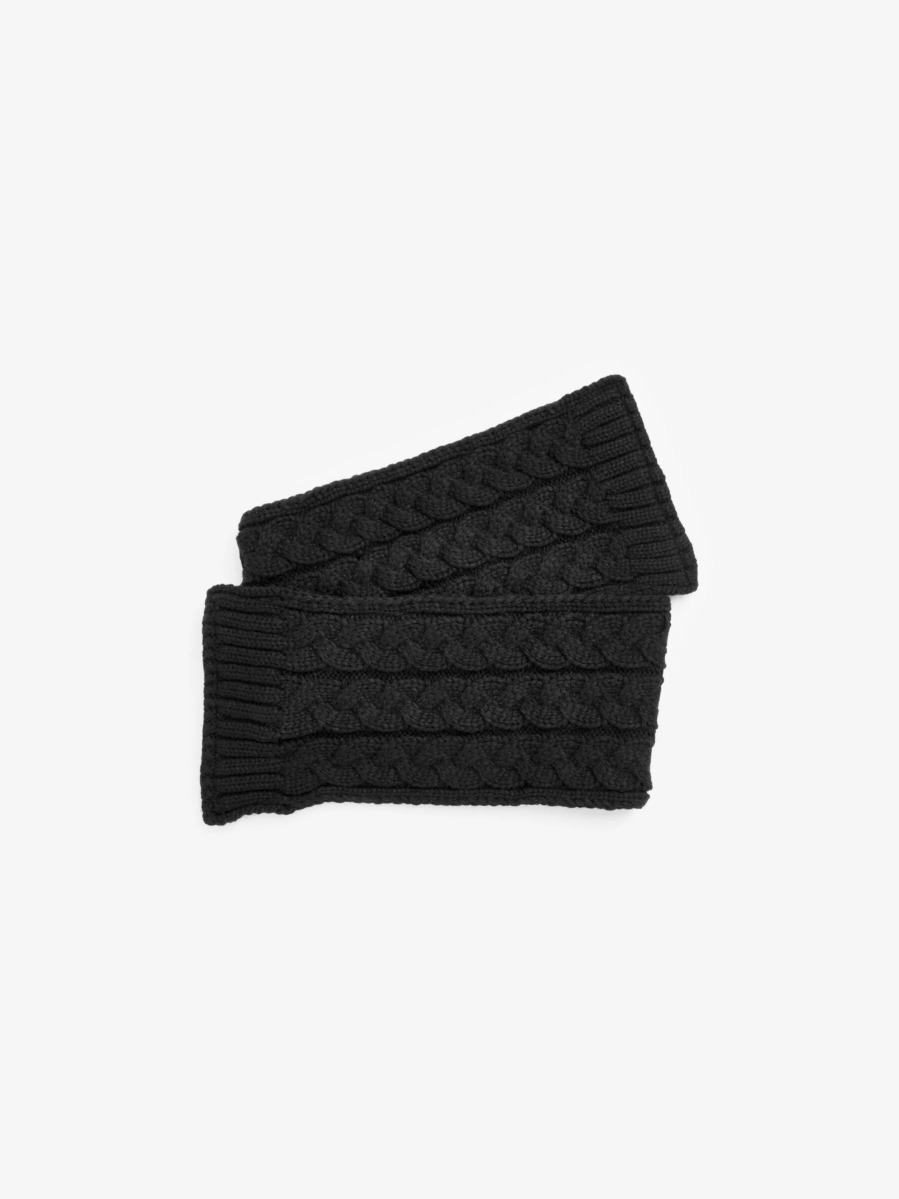 Black Knitted Hat, Gloves and Scarf 3 Piece Set (3-16yrs)