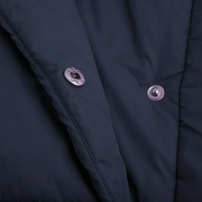 Casual Light Blue Autumn Winter Women