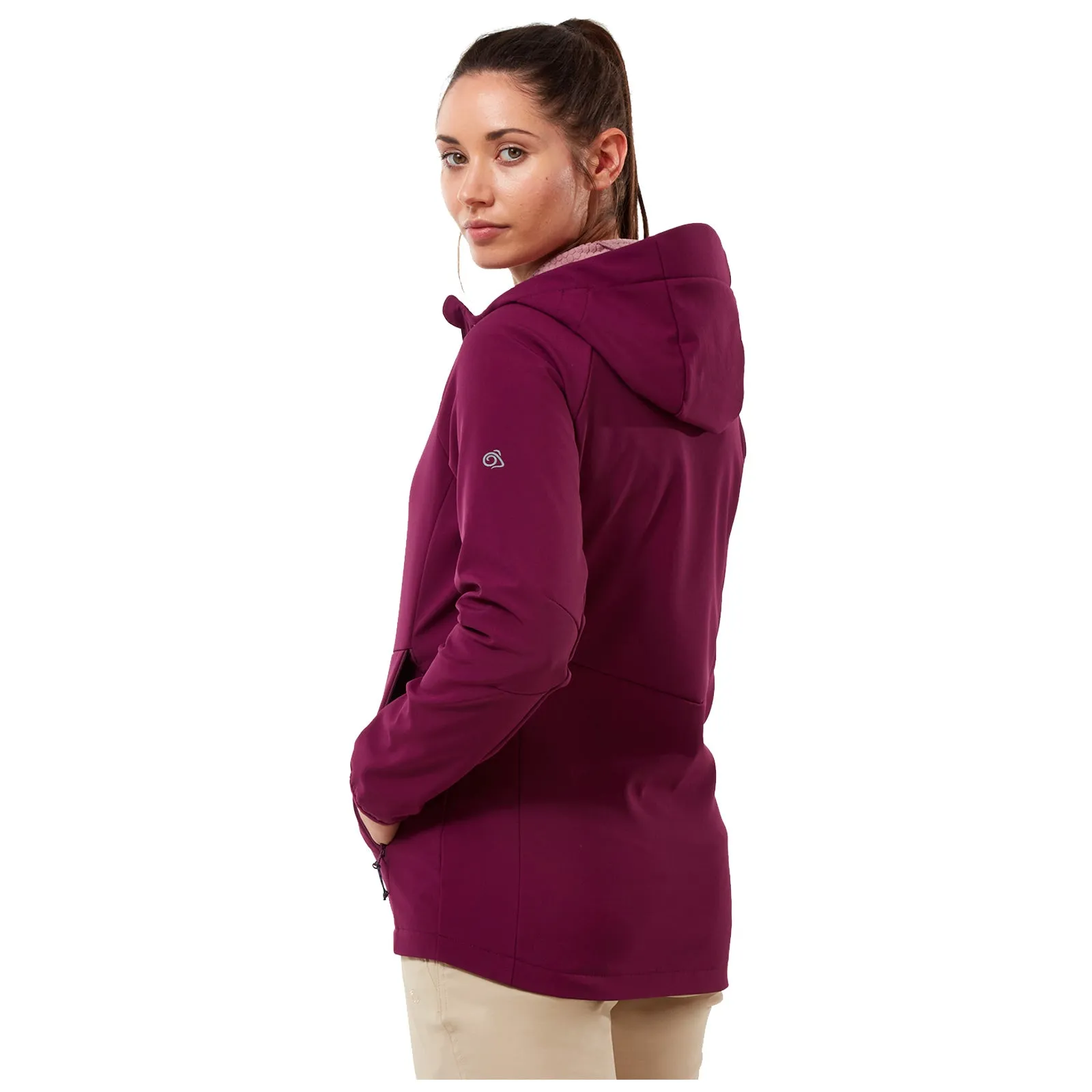 Craghoppers Ladies Kalti Weatherproof Hooded Softshell Jacket