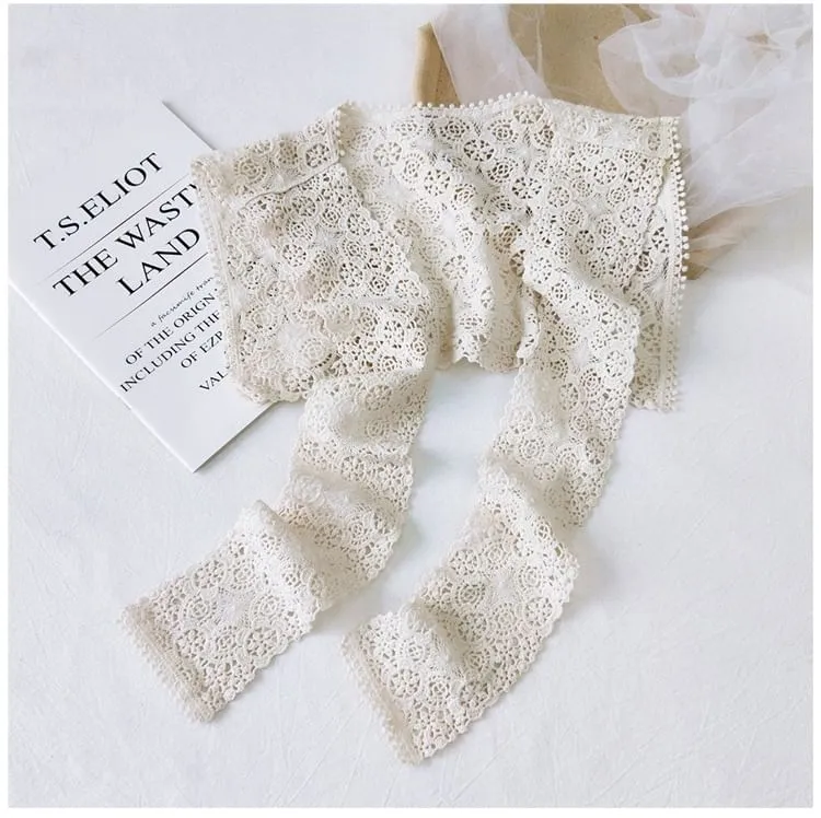Crochet Knit Light Scarf