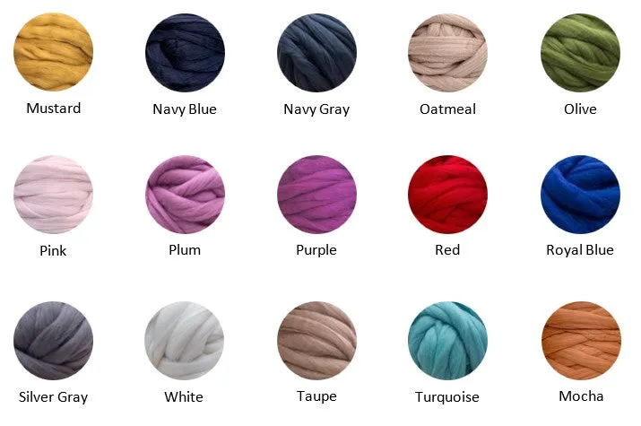 DIY Hand Knit Kit for a scarf and hat