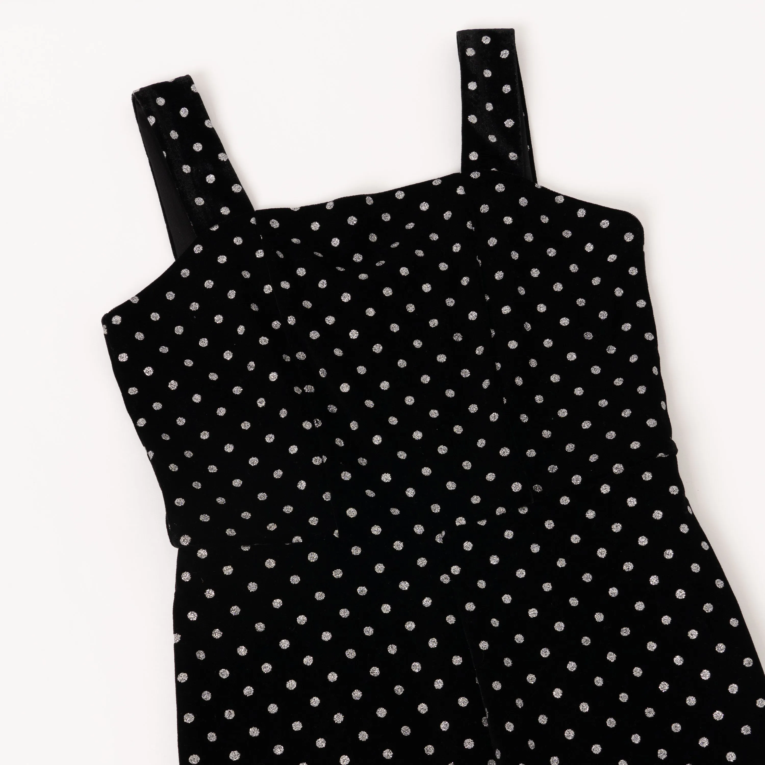 Dot Velour Jumpsuit