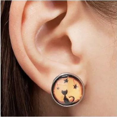 Halloween Stud Earrings - Stainless Steel