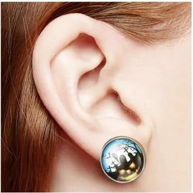 Halloween Stud Earrings - Stainless Steel