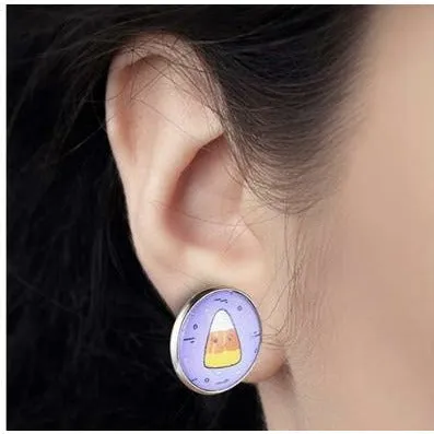 Halloween Stud Earrings - Stainless Steel