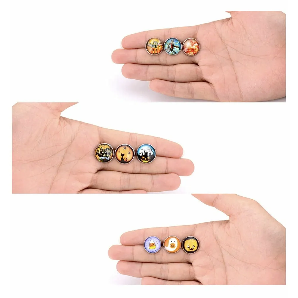 Halloween Stud Earrings - Stainless Steel
