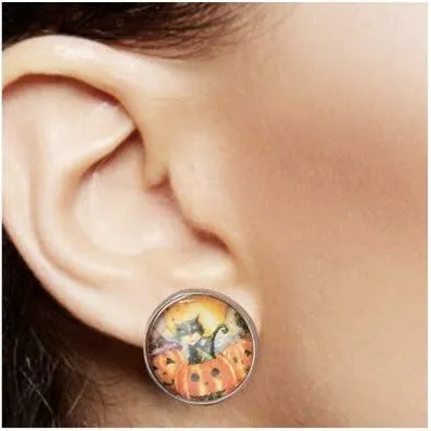 Halloween Stud Earrings - Stainless Steel