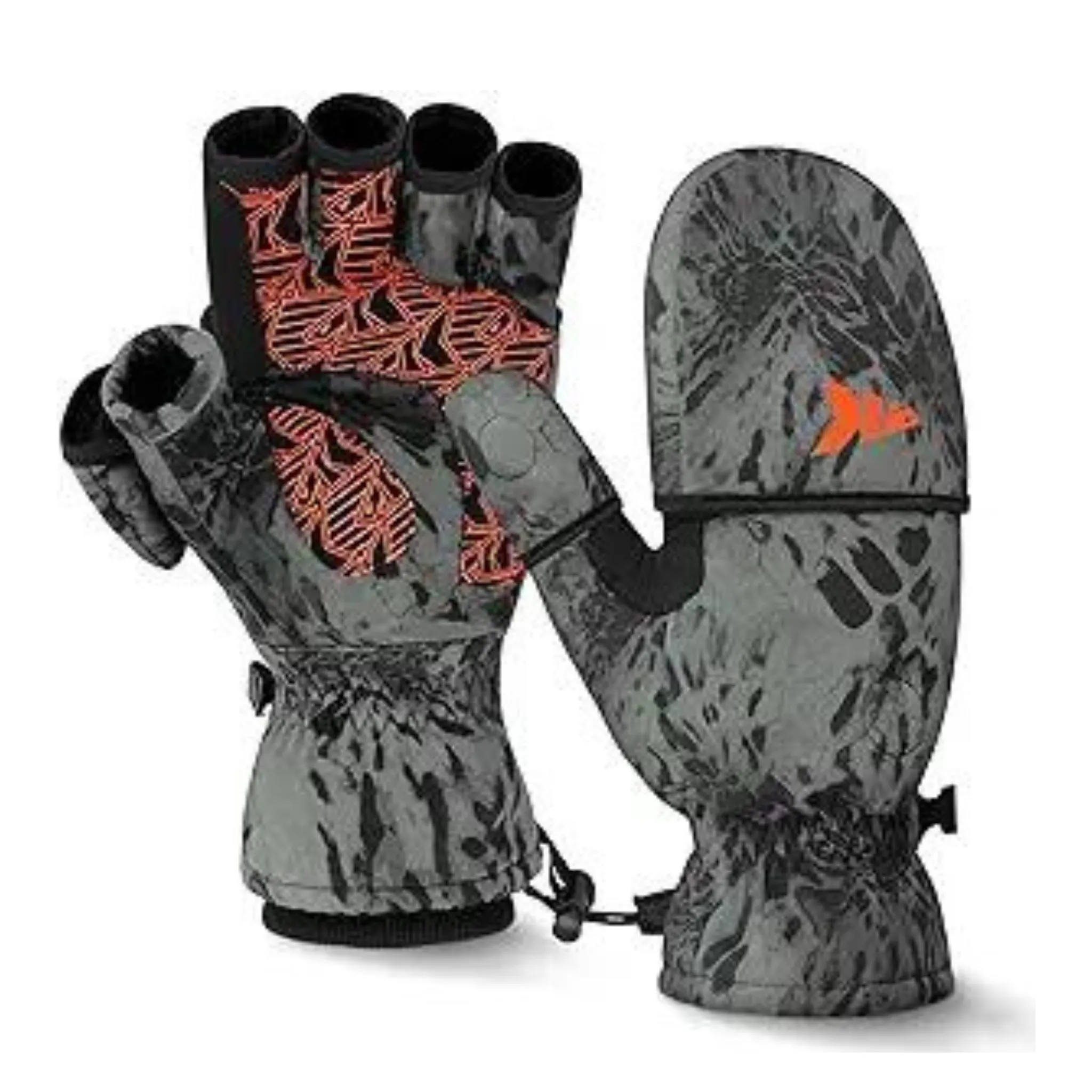 KastKing PolarBlast Cold Weather Mittens and Fingerless Gloves w/ 3M Thinsulate