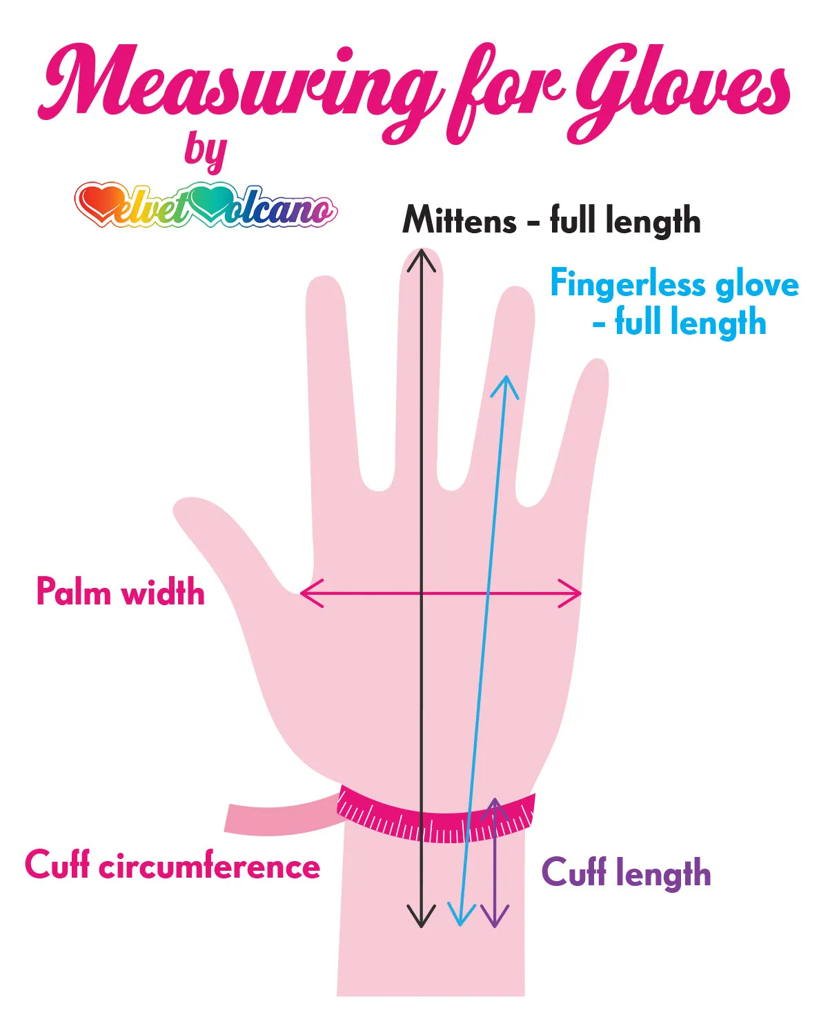 Kitty Paw Fingerless Gloves (Custom Colour)