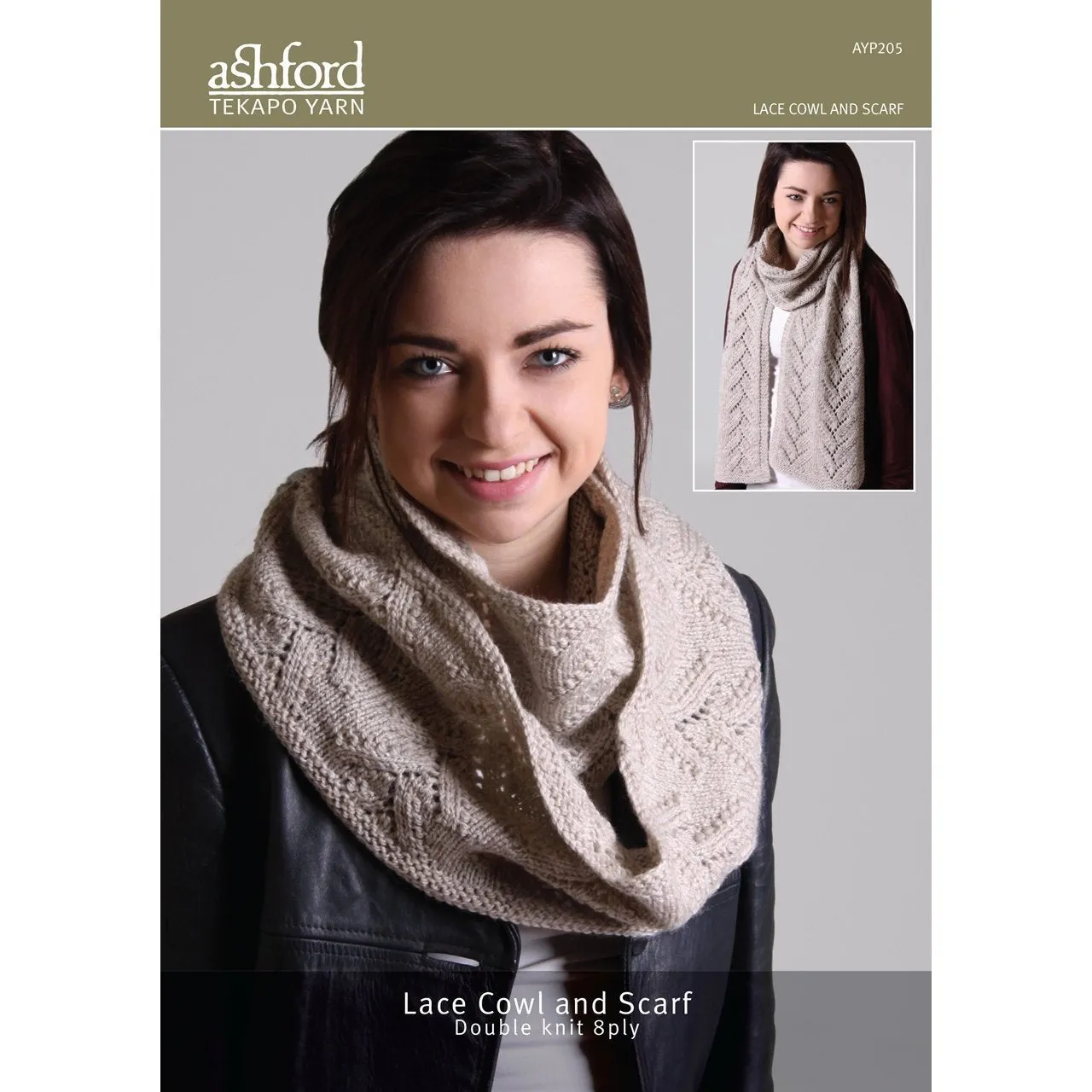 Lace Cowl & Scarf pattern in DK / 8ply SALE