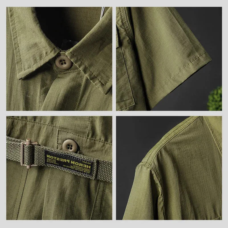 Men's High Streetwear Stylish Workwear Jumpsuit