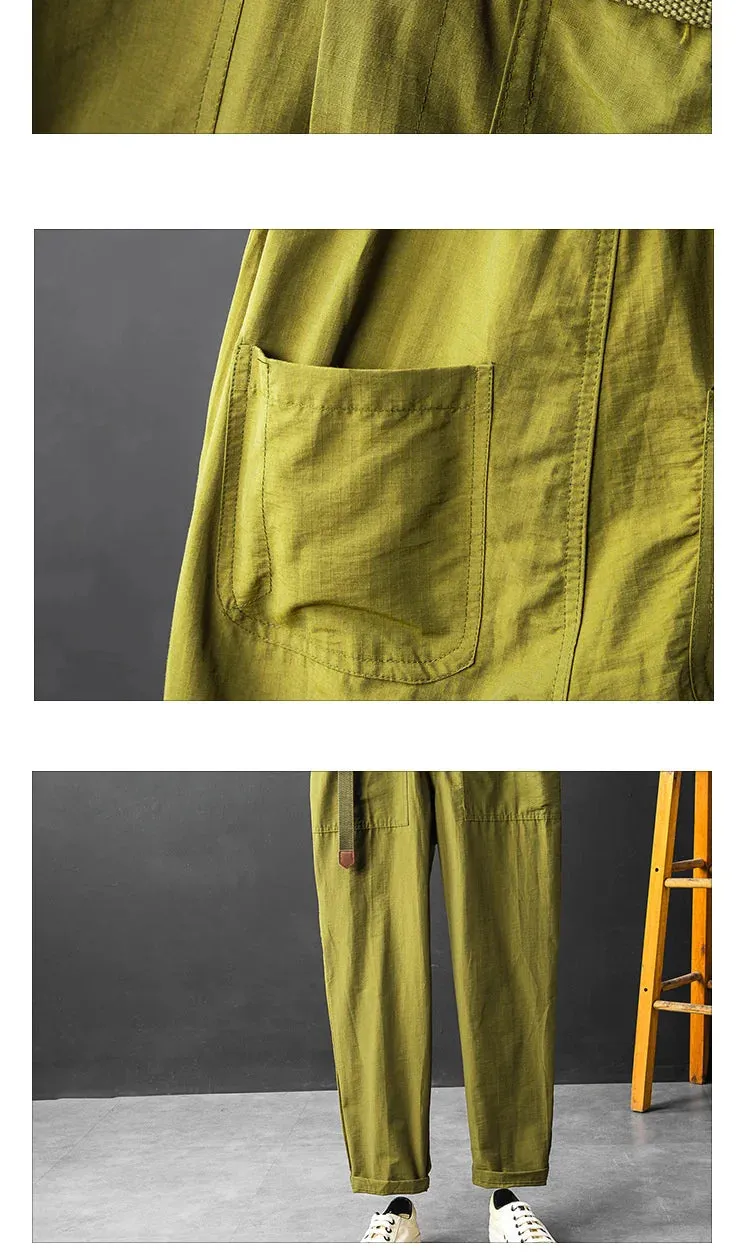 Men's High Streetwear Stylish Workwear Jumpsuit
