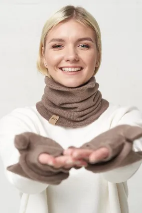 Merino wool neck gaiter