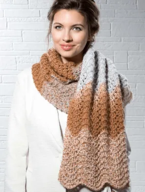 Premier® Mocha Ripple Scarf