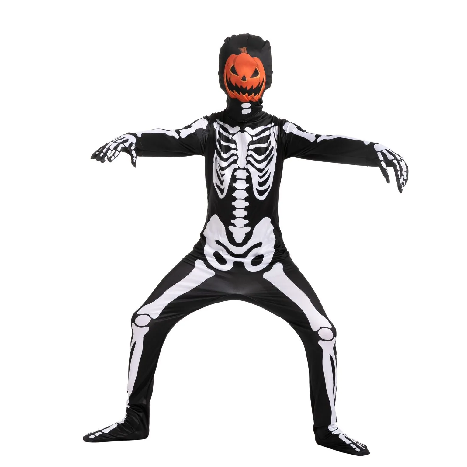 Pumpkin Skeleton Costume - Child