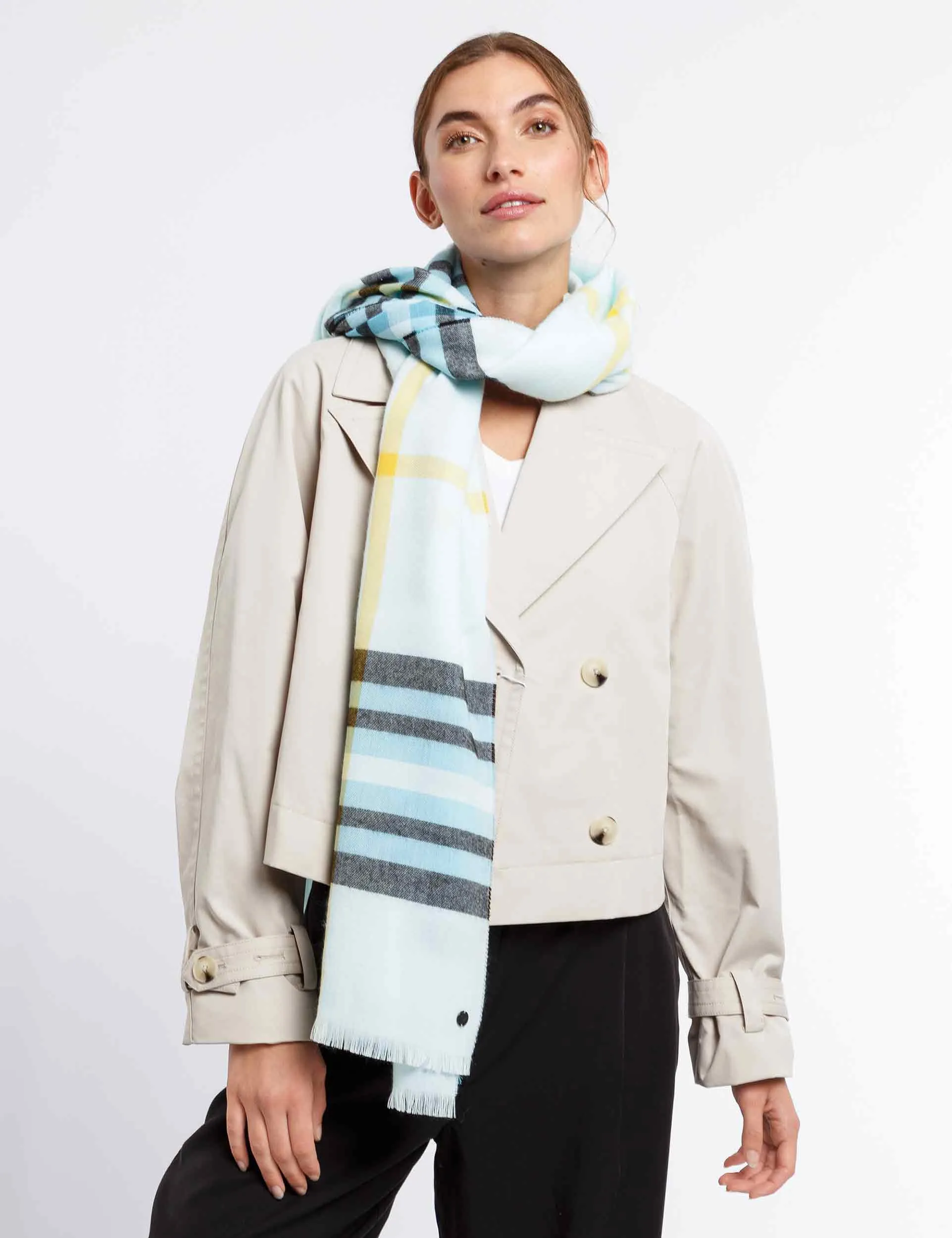 Summer Fraas Plaid Scarf