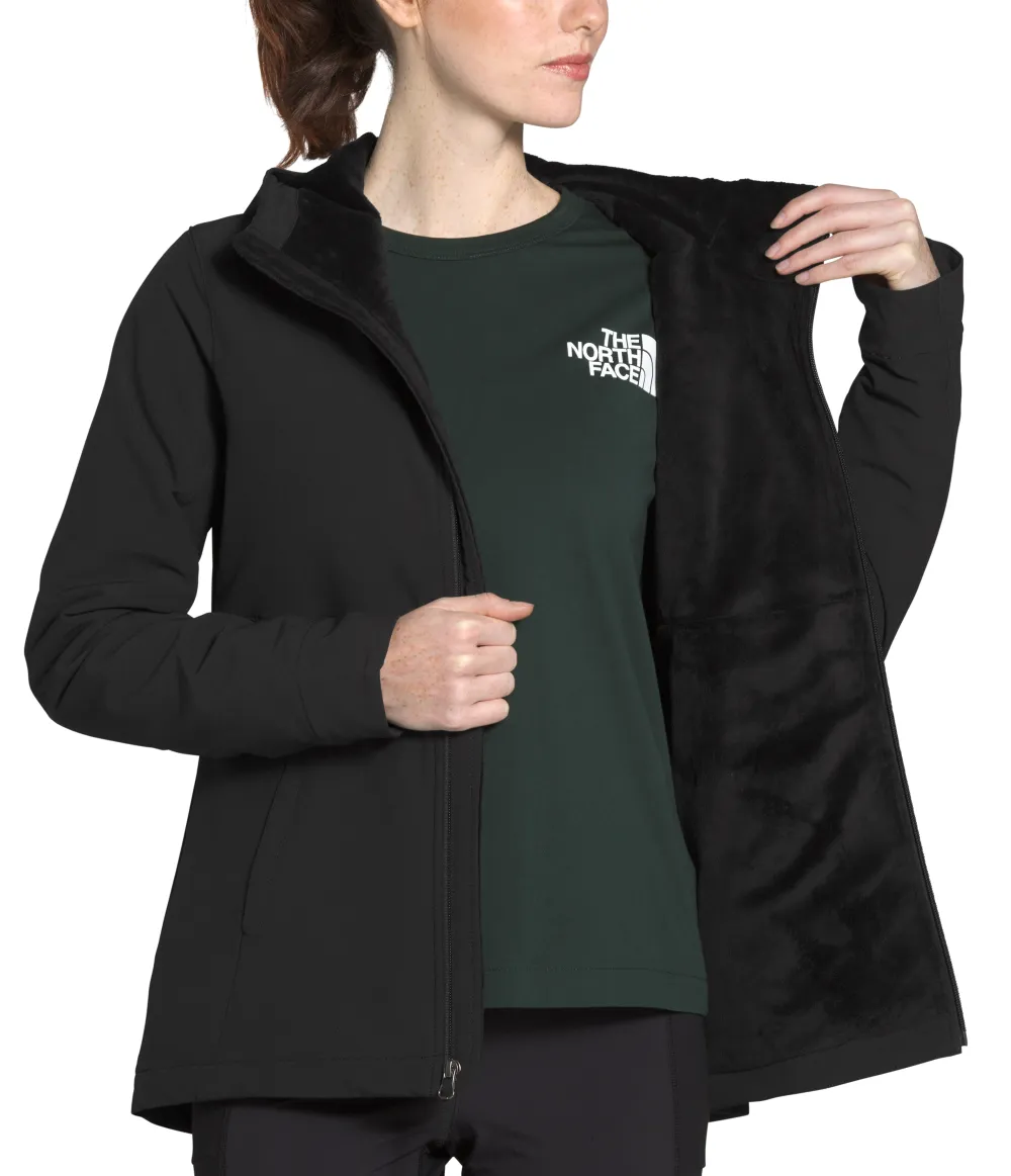 'The North Face' Women's Shelbe Raschel Fleece-Lined Jacket - TNF Black